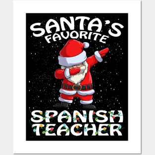 Santas Favorite Spanish Teacher Christmas Posters and Art